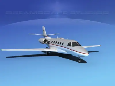 Cessna C560XL Citation V07 3D model