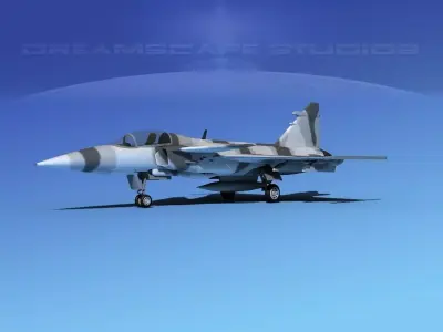 SAAB JAS 39 Gripen V10 3D model