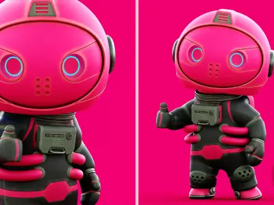 SPACE MAN-05 RIGGED 3D model
