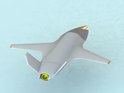 3D PRINTABLE KRATOS XQ-58 VALKYRIE DRONE WITH STAND Free 3D print model