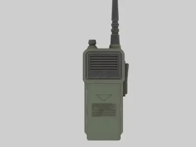 Handheld Radio - military Free 3D model
