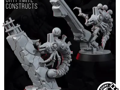 NECROCYBORG CRYPTMITE CONSTRUCTS 3D print model