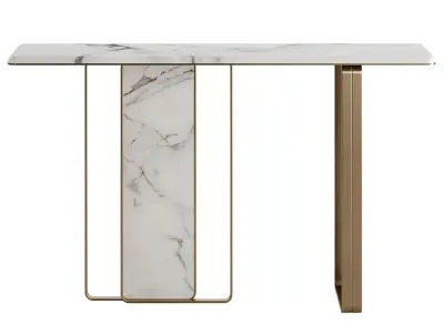 Private Label Gold Console Low-poly 3D model