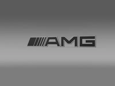 AMG Logo 3D model