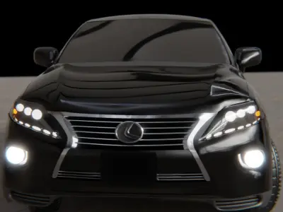  Lexus RX450h 3D model