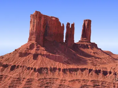 Monument Valley HD 24K 3D model purchase