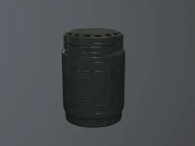 Sci-Fi Asset Low-poly 3D model