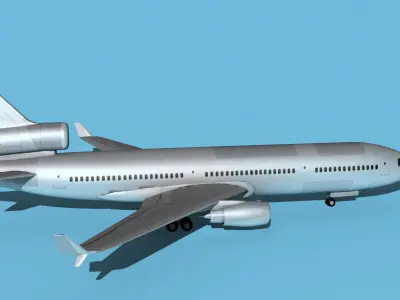 McDonnell Douglas MD-11 Bare Metal 3D model