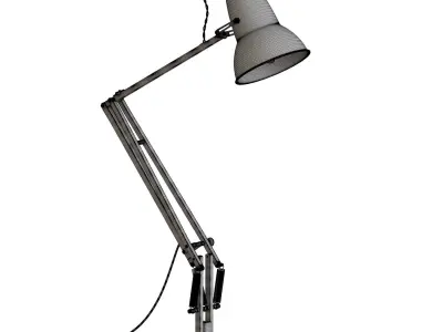Anglepoise 1227 Brass Table Lamp 3D model
