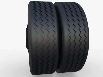 Tesla Truck Wheel 3 3D model