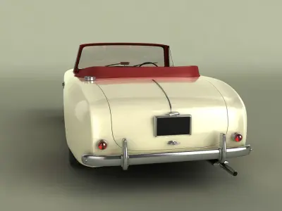 Aston Martin DB2 4 mk1 drophead cabrio 3D model
