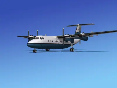 Dehavilland DHC-7 Corporate 1 3D model
