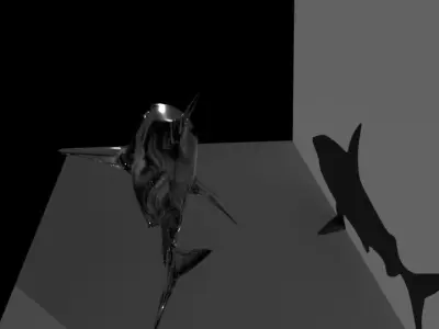 Glass Shark model 3D model