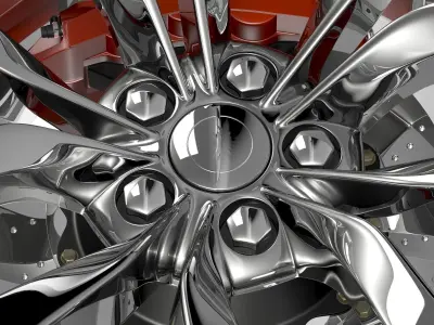 Chrysler 300 Limited 2015 wheel 3D model