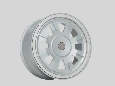 wheel rims car motor garage  3D model