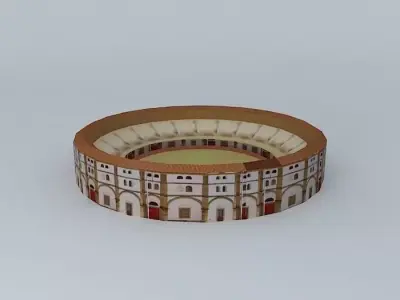 Bullring. Caceres Free 3D model