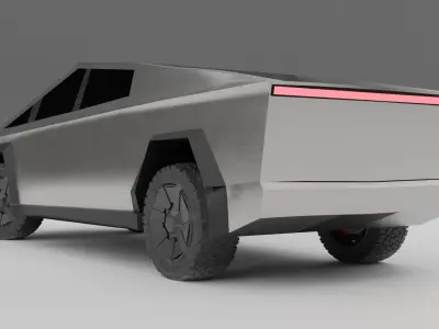 tesla cybertruck model Free 3D model
