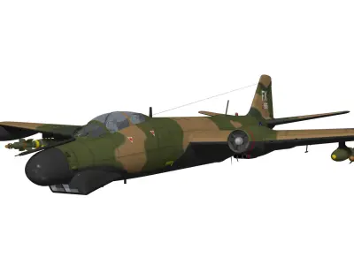 Martin B-57G Canberra 3D model