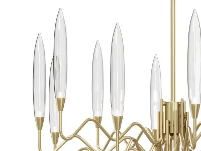 MELVIN Chandelier by Lalume 3D model