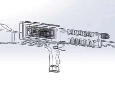 Battlestar Galactica Cylon Gun Basic Model 3D model