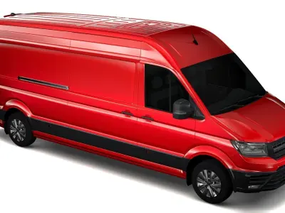 WV Crafter Van L3H2 2017 3D model