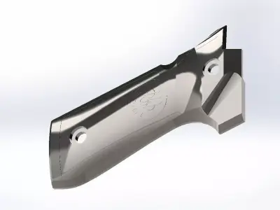 Baretta Grip Pistol Gun Grip 3D Printable for your gun accessory 3D print model