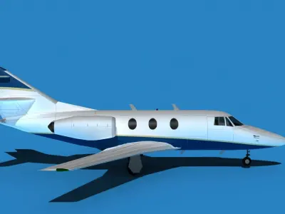 Dassault Falcon 10 V15 3D model