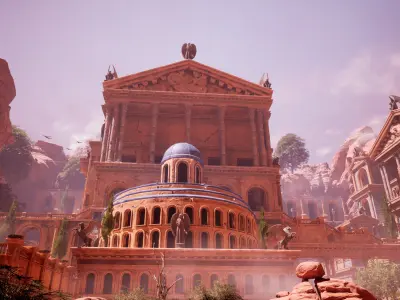 Ancient Roman Environment 3D model