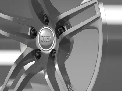 Audi R8 GT rim 3D model