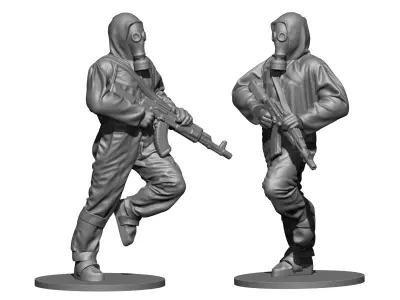 Hazmat suit 3D print model