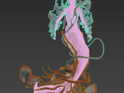 Mermaid 3D model