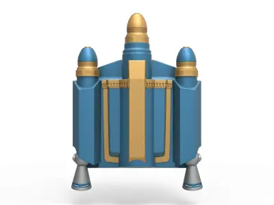 Axe Woves Jetpack from The Mandalorian TV series 3D print model