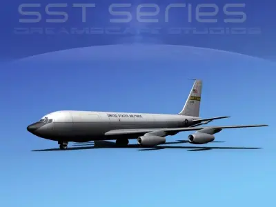 Boeing KC-135E Stratotanker LPSS V08 3D model