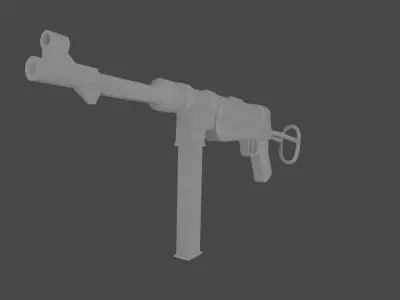 MP40 Maschinenpistole 40 Free 3D model
