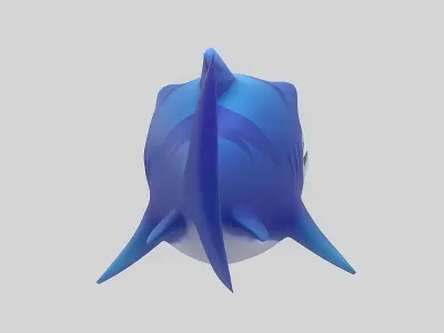 Cartoon Fish 16 Low-poly 3D model