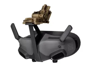 DJI DRONE GOGGLES Low-poly 3D model