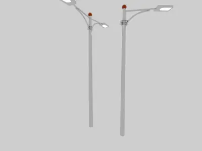 Free Street Light Pole Free 3D model