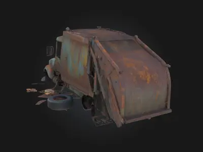 Rusty Relic Timeworn Echo from the Past 3D model