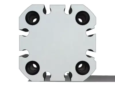 Cilindro Pneumatico SMC CD55B25 30 Pneumatic Cylinder 3D model