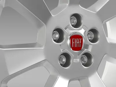 Fiat Doblo Cargo rim 2015 3D model