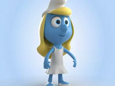 Smurfette  3D model
