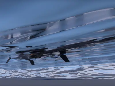 Horizon Tech Hydro High Speed Racer SR 01 Low-poly 3D model