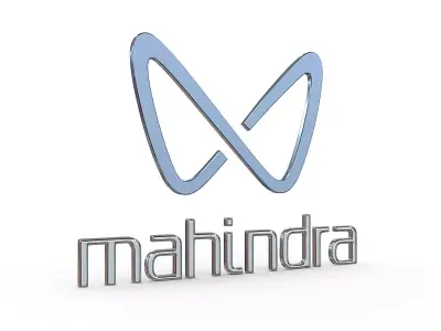 mahindra new logo 3D model