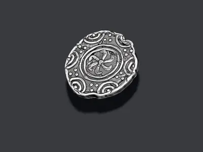 old coin v6 3D print model