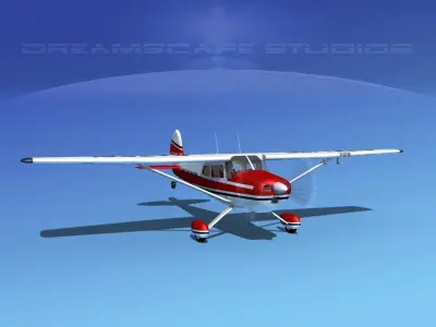 Cessna 170 Pipeline Patrol 3D model