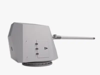 Mark 45 mod4 3D model 3D model