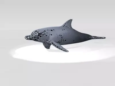 Dolphin Voronoi 3D model