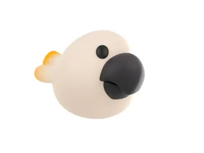 Prop167 Cockatoo Head 3D model