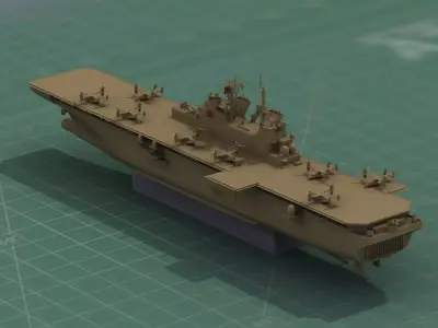 USS America LHA6 Warship 3D Print Model 3D print model