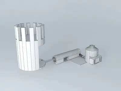 Sketchy Physics Color Wheel Piston  Free 3D model